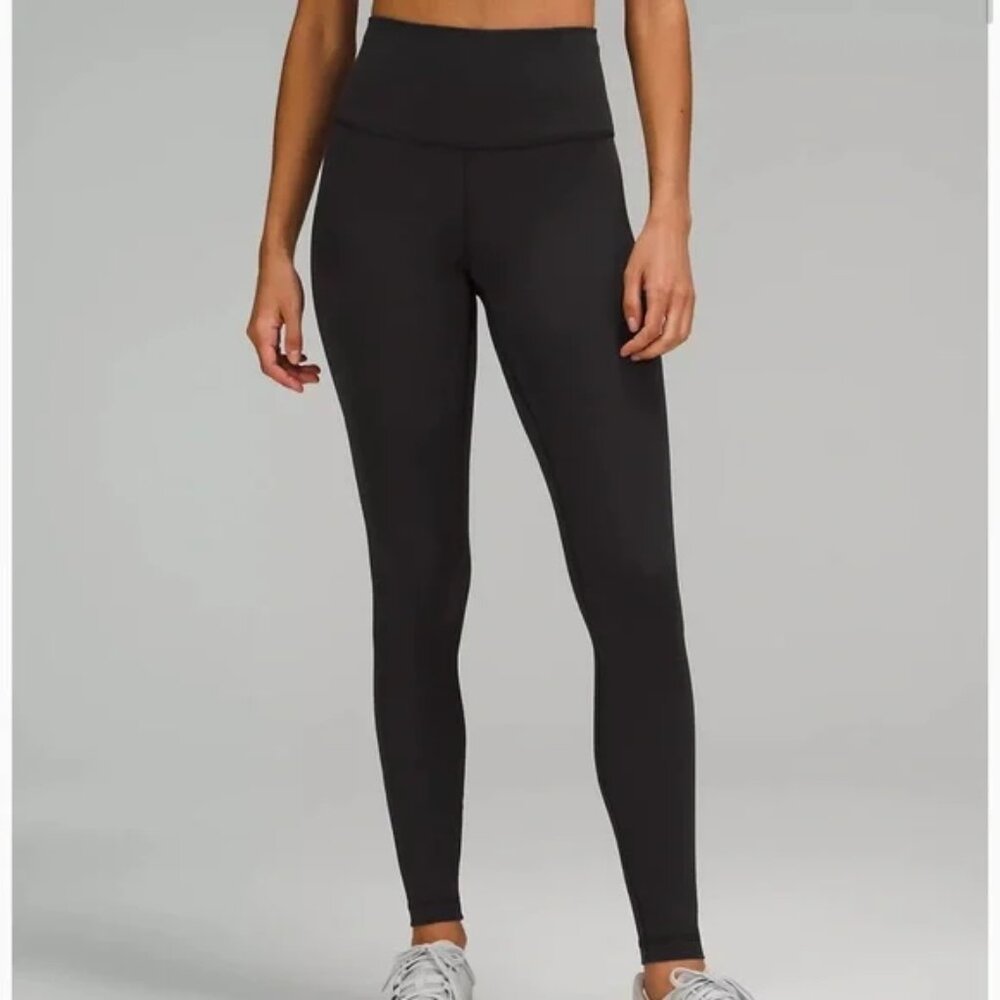 lululemon black align leggings 28" size 14